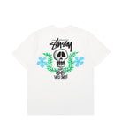 Stussy Skull Crest Tee White T-Shirts Close-up | Overkill
