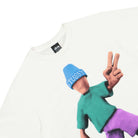 Stussy Peace & Prosperity Tee White T-Shirts Close-up | Overkill