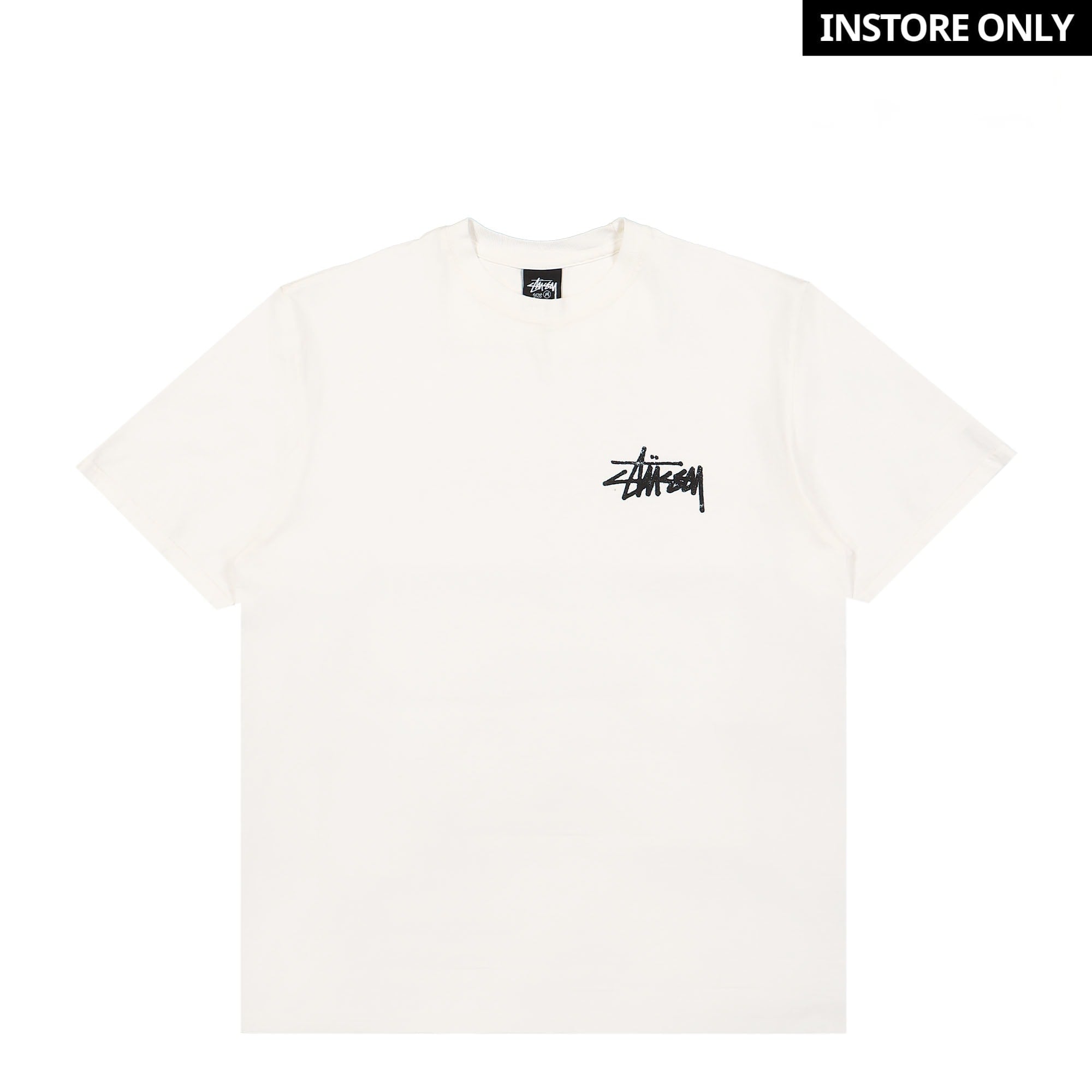 Stussy Old Phone Pigment Dyed Tee Natural T-Shirts 1904942 / 1002 | Overkill