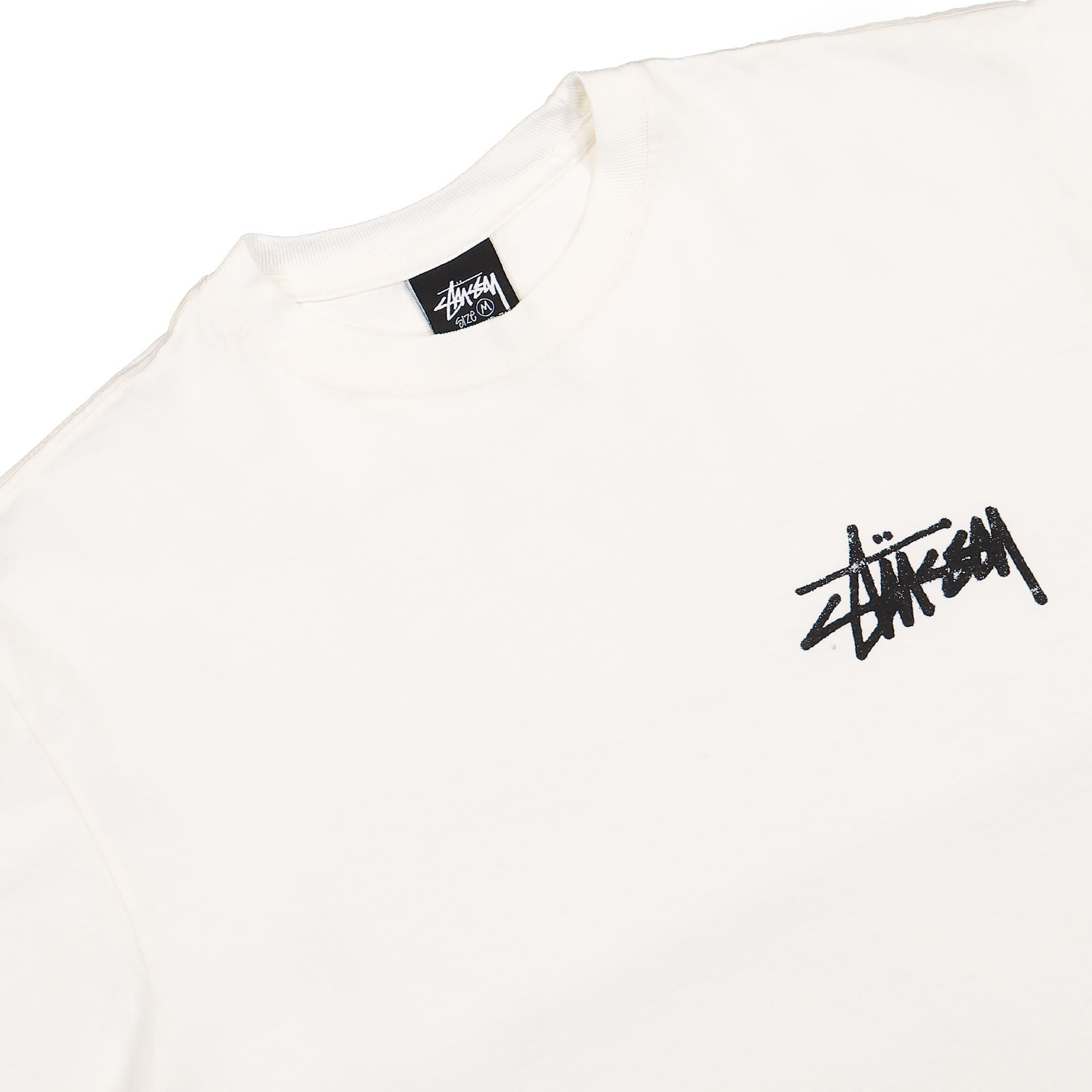 Stussy Old Phone Pigment Dyed Tee Natural T-Shirts Material | Overkill