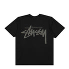 Stussy Venus Pigment Dyed Tee Black T-Shirts Close-up | Overkill
