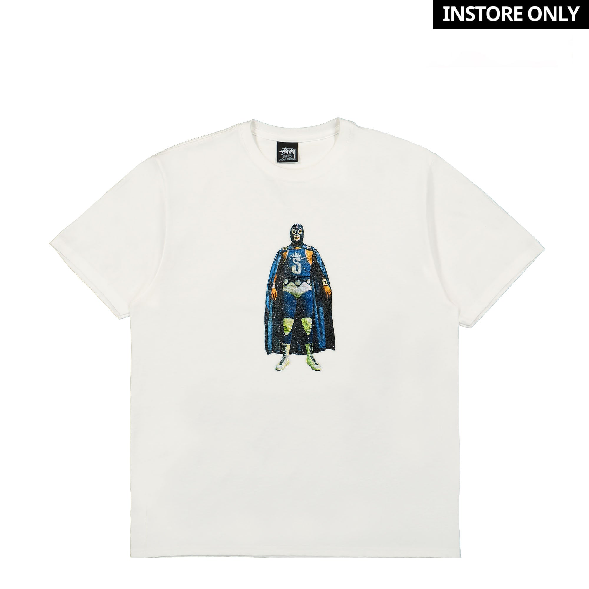 Stussy Lucha Tee White T-Shirts 1904973 / 1201 | Overkill
