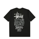 Stussy Bulit Tough Pig. Dyed Tee Black T-Shirts Close-up | Overkill