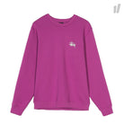 Stussy Basic Crew Berry Sweatshirts 1914339 / 0623 | Overkill