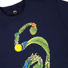 Stussy Floral S Crew Navy Sweatshirts Close-up | Overkill
