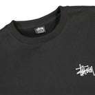 Stussy Basic Crew Black Sweatshirts Close-up | Overkill