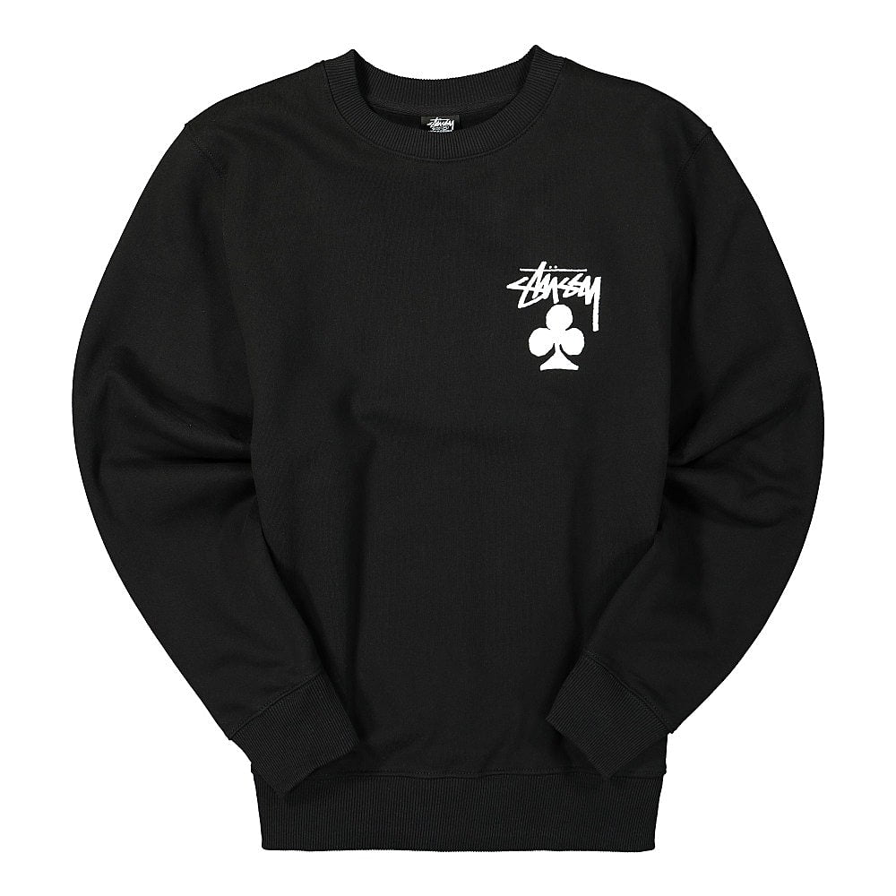 Stussy Club Crew Black Sweatshirts 1914681 / 0001 | Overkill
