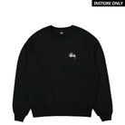 Stussy Basic Stussy Pig. Dyed Crew Black Sweatshirts 1914879P / 0001 | Overkill