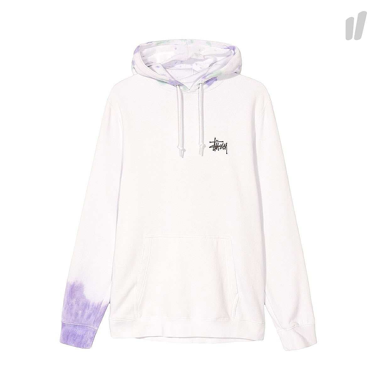 Stussy Basic Tie Dye Hoodie Natural / Purple Hoodies 1924251 / 1340 | Overkill