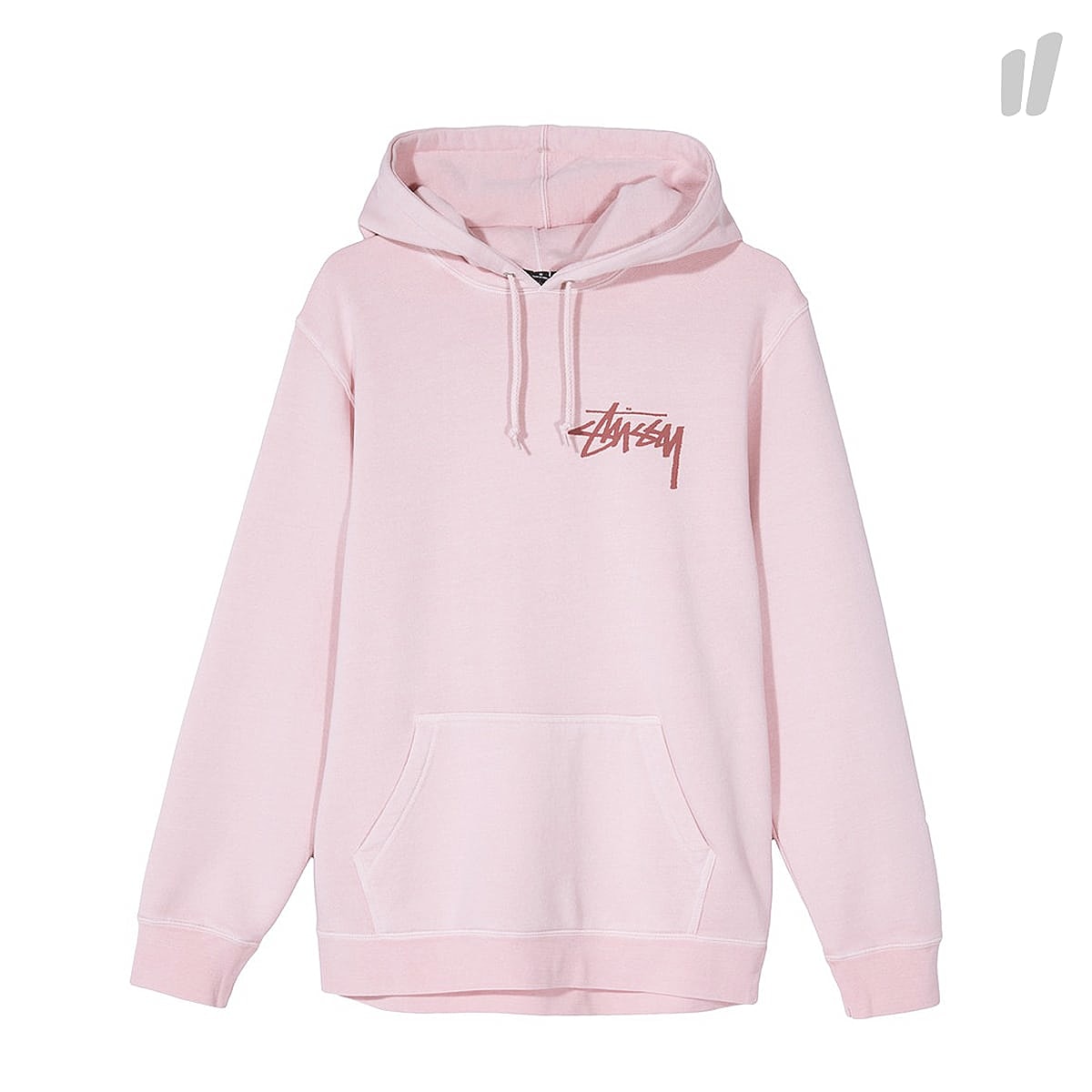 Stussy Stock Pigment Dyed Hood Blush Hoodies 1924326 / 1232 | Overkill