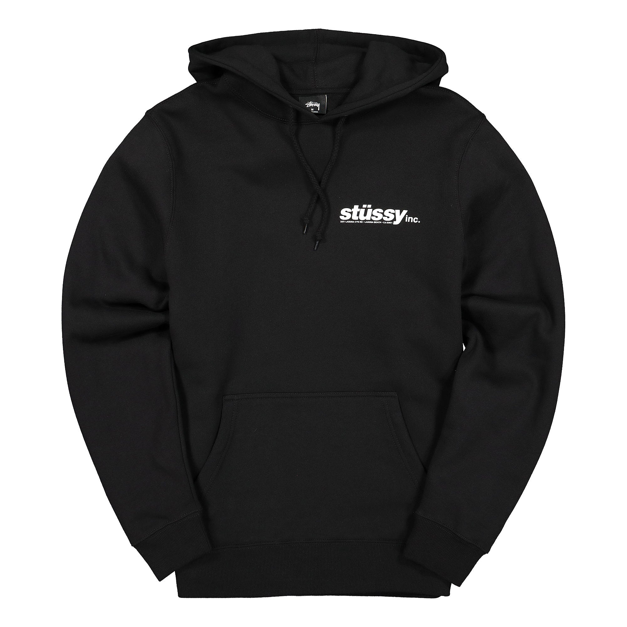 Stussy Italic Hood Black Hoodies 1924493 / 0001 | Overkill
