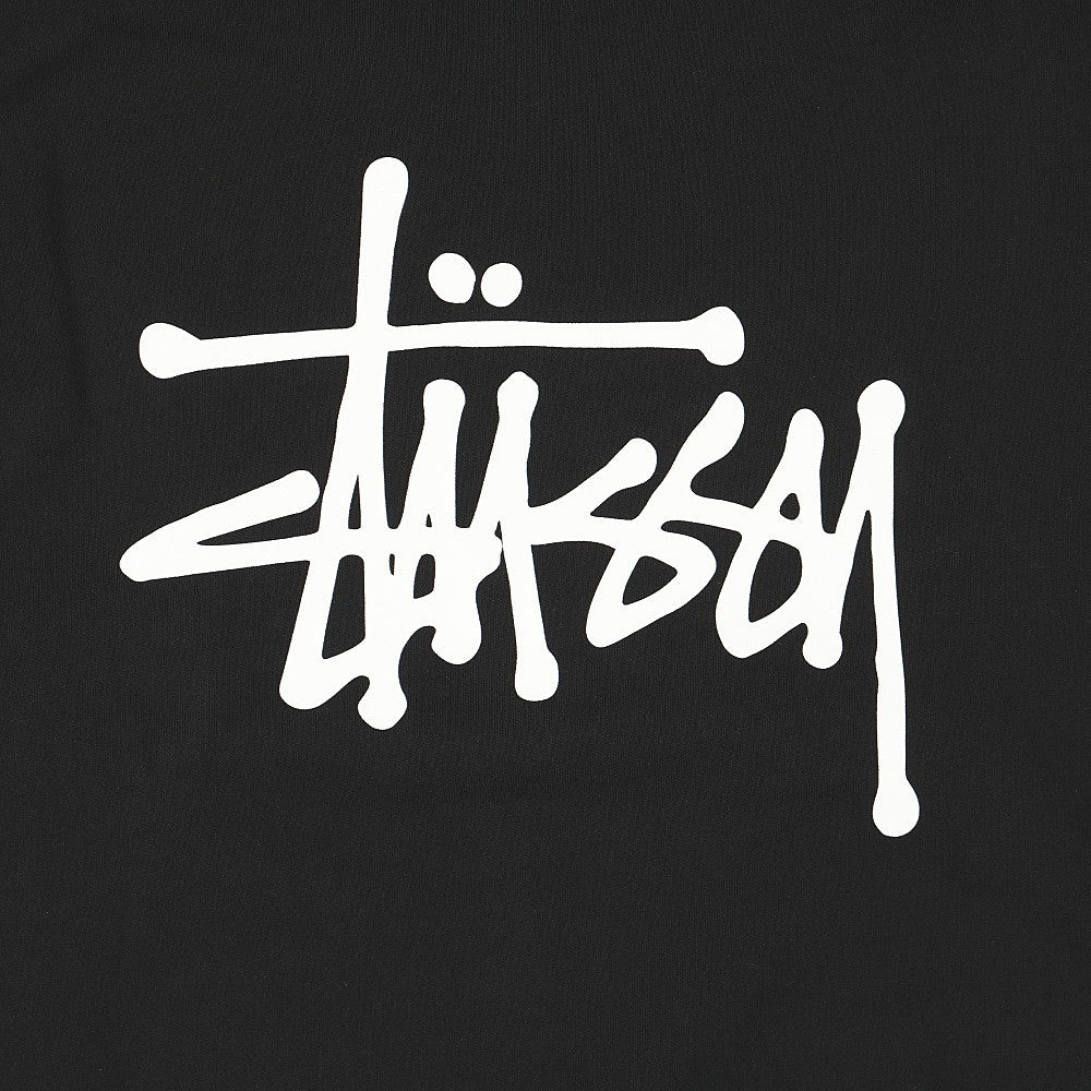 Stussy Basic Hood Black Hoodies Detail view 1 | Overkill