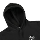 Stussy Peace Dot Hood Black Hoodies Close-up | Overkill