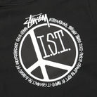 Stussy Peace Dot Hood Black Hoodies Detail view 1 | Overkill