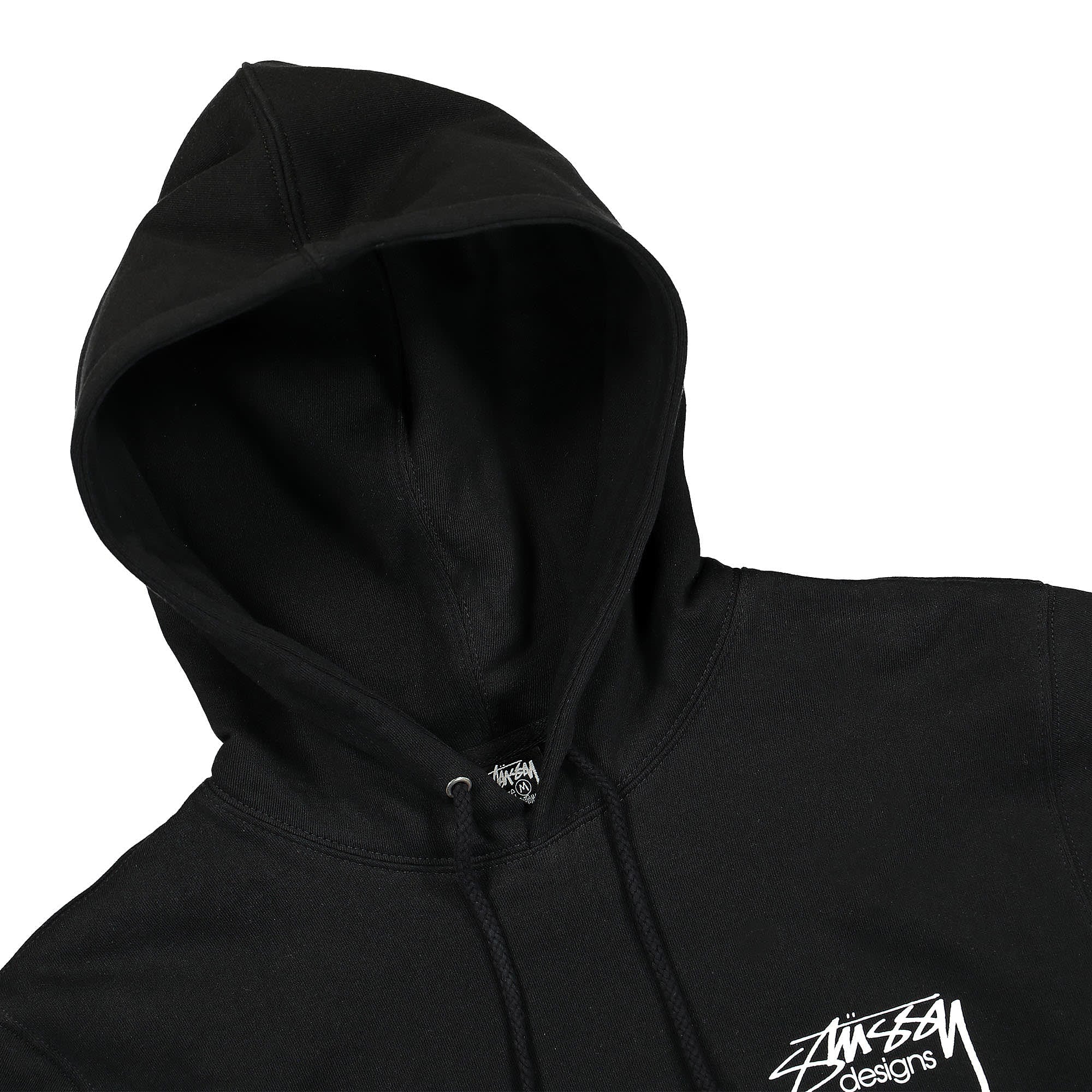 Stussy Ransom Hood Black Hoodies Close-up | Overkill