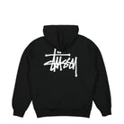 Stussy Basic Stussy Hoodie Black Hoodies Close-up | Overkill
