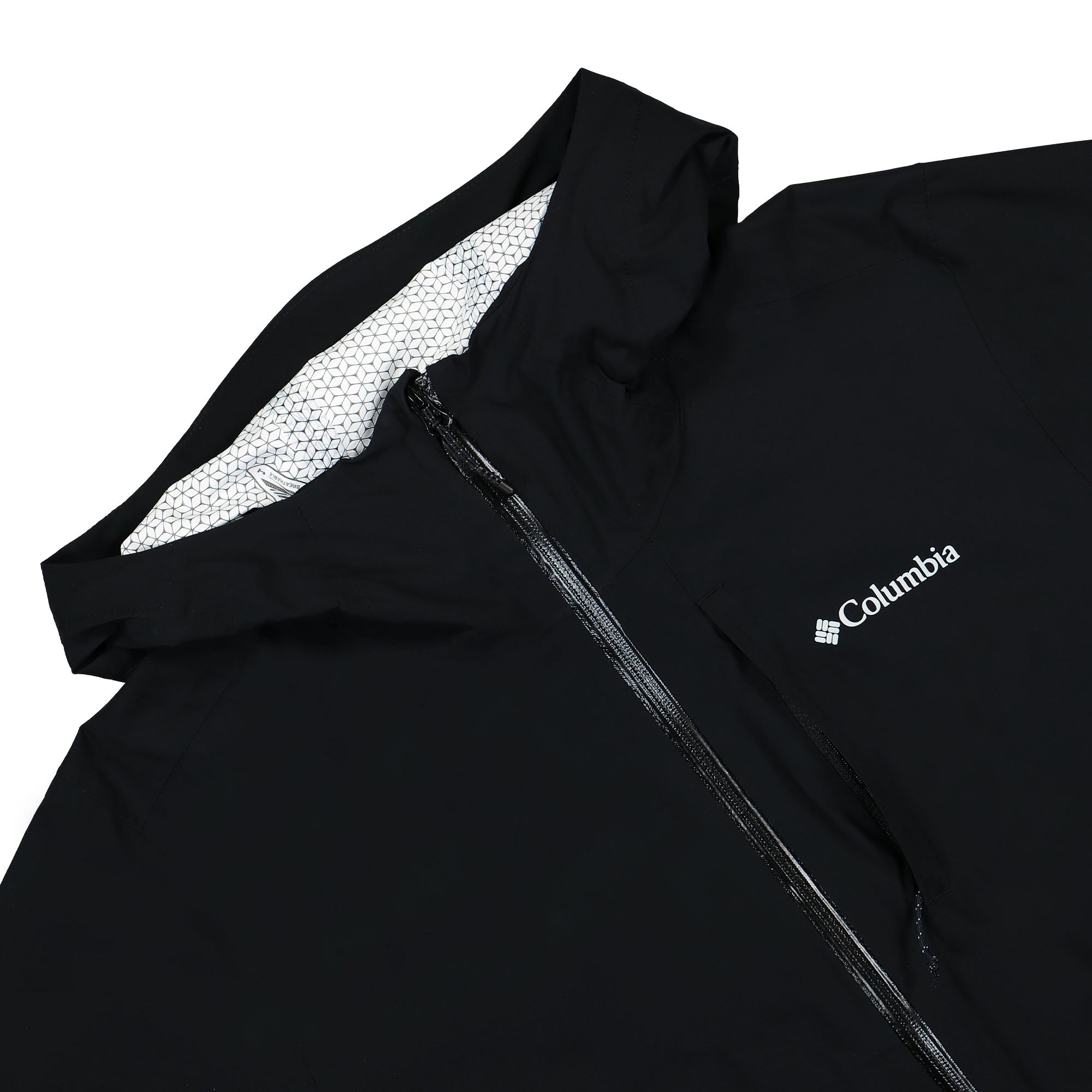 Columbia Omni-Tech Ampli-Dry Shell Black Windbreaker Detailfoto | Overkill