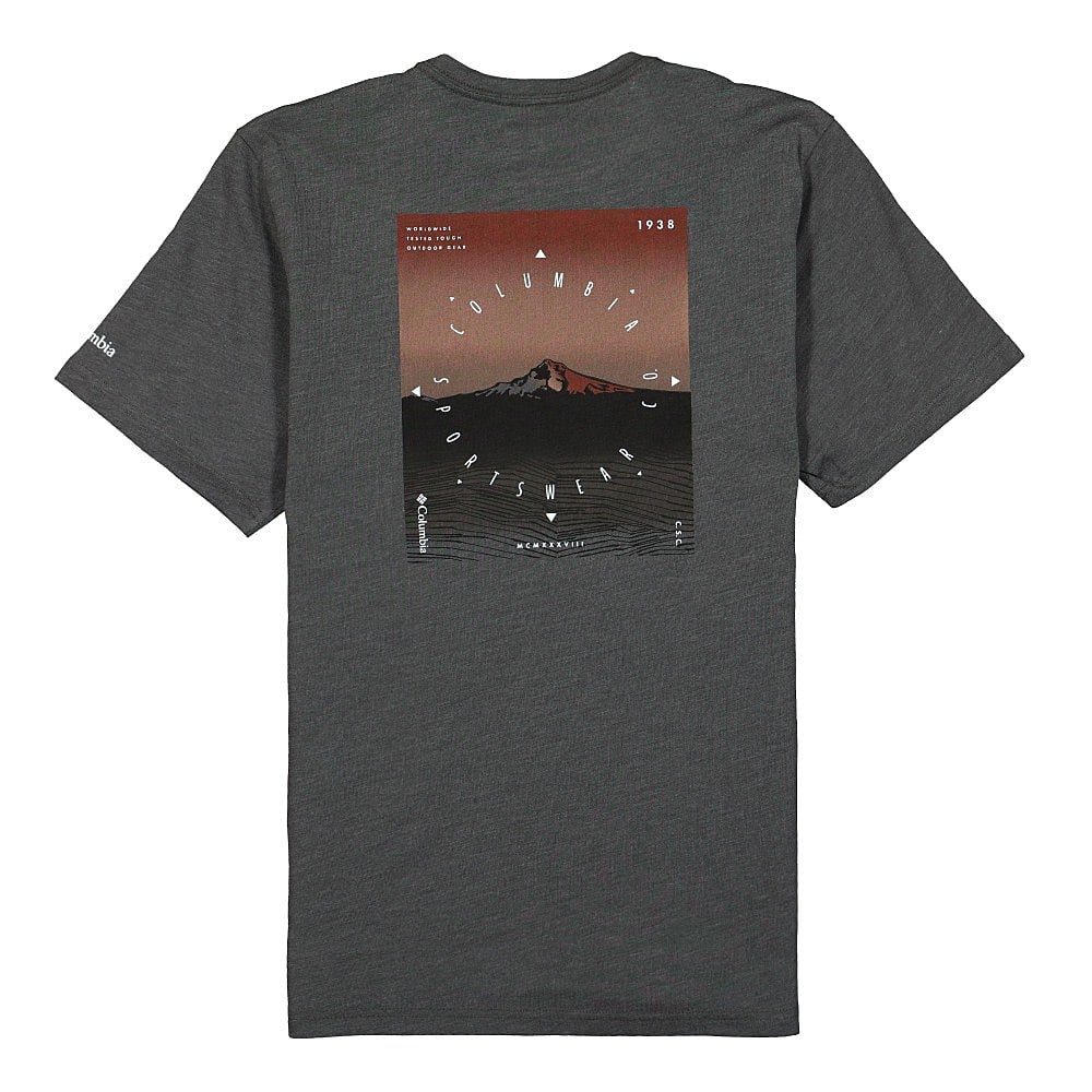 Columbia High Dune Graphic Tee II Shark True Direction T-Shirts Material | Overkill