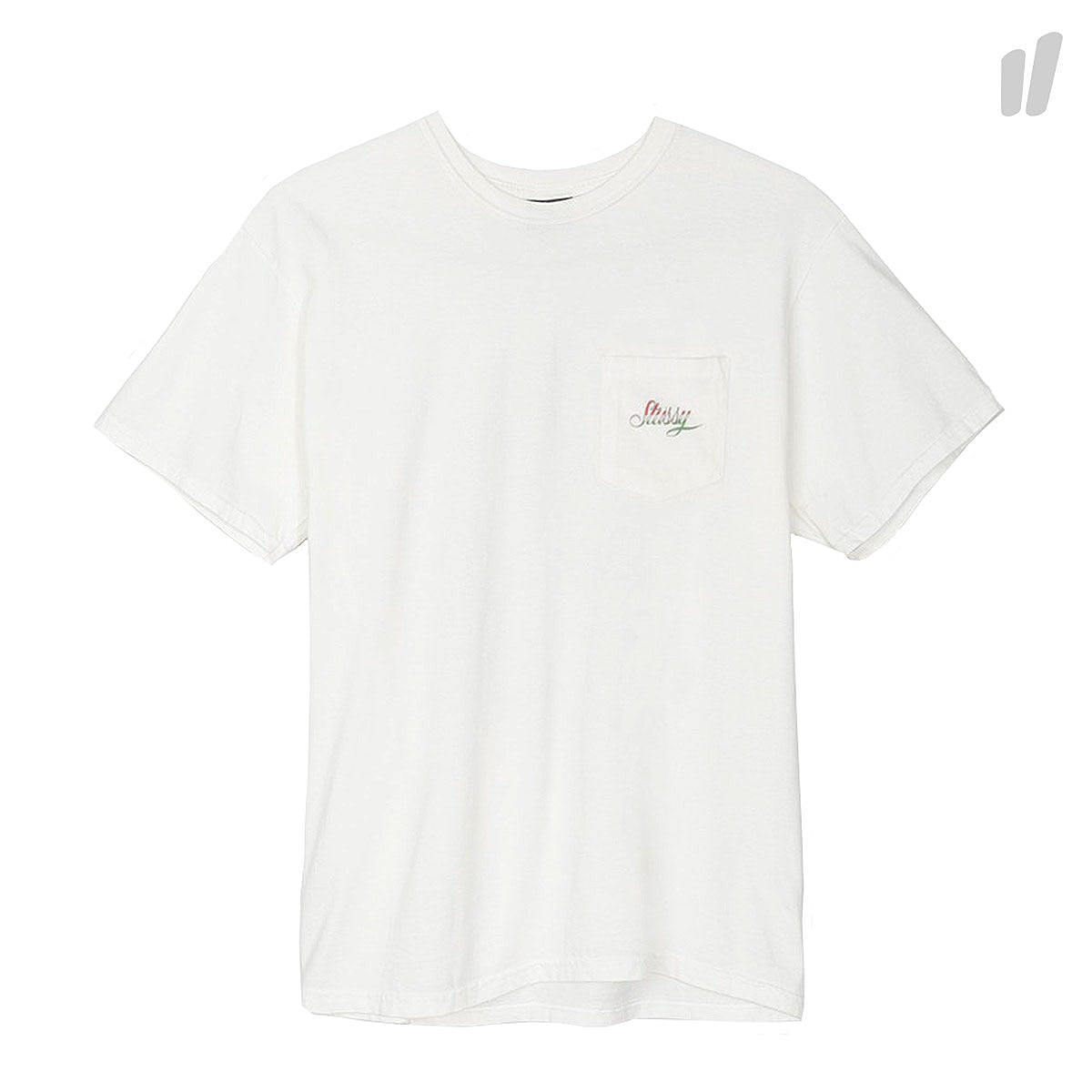 Stussy Menu Pigment Dyed Pocket Tee Natural T-Shirts 1944131 / 1002 | Overkill