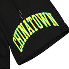 Chinatown Market Arc Left Sweatshort Black Shorts Close-up | Overkill
