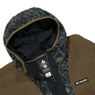 Columbia Backbowl Sherpa Full Zip Hoodie Black Mod Camo Hoodies Close-up | Overkill
