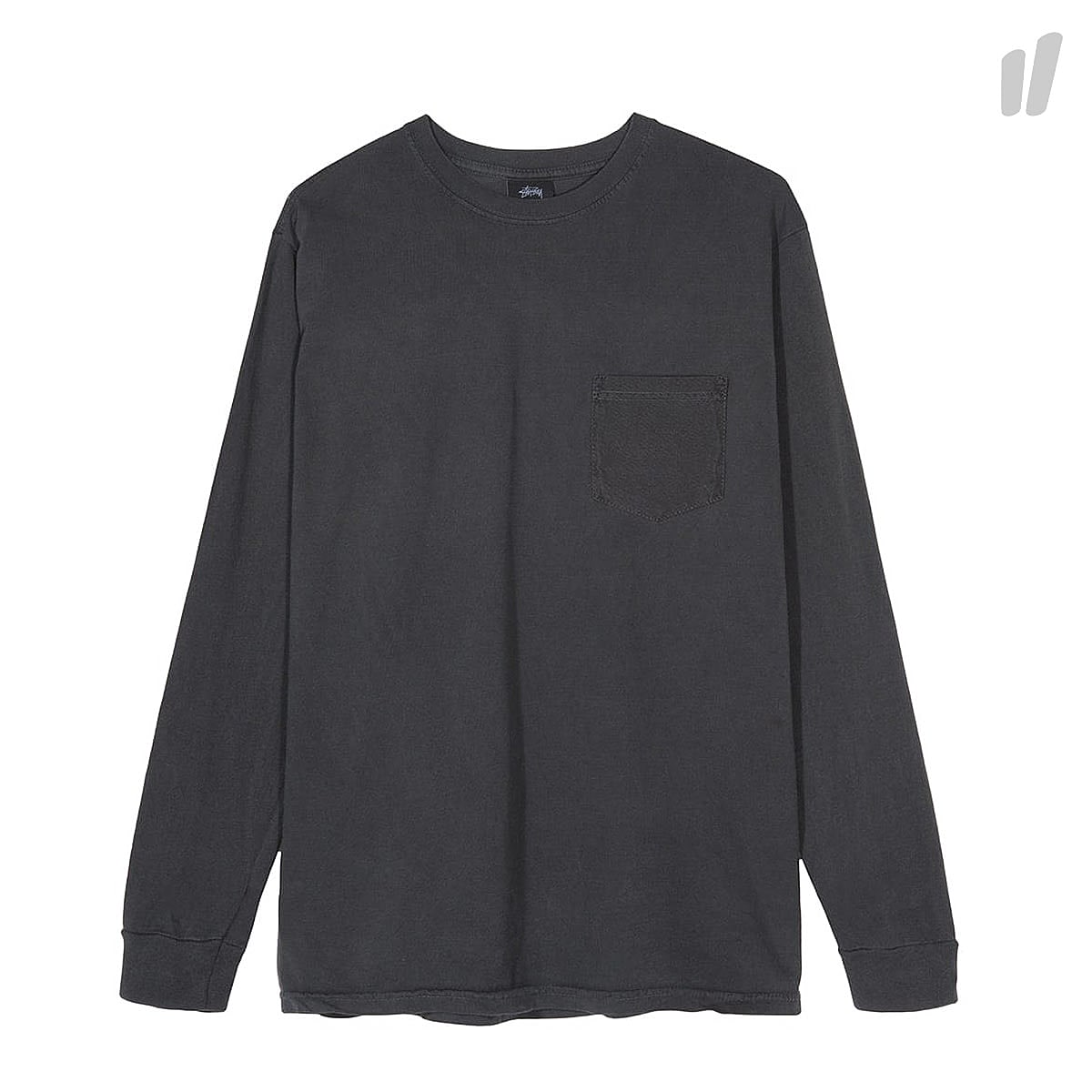 Stussy Camo Stock Pigment Dyed Pocket Longsleeve Tee Black Longsleeves 1954366 / 0001 | Overkill