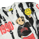 Chinatown Market Smiley Champion Varsity Bear Crewneck Grey Sweatshirts Close-up | Overkill