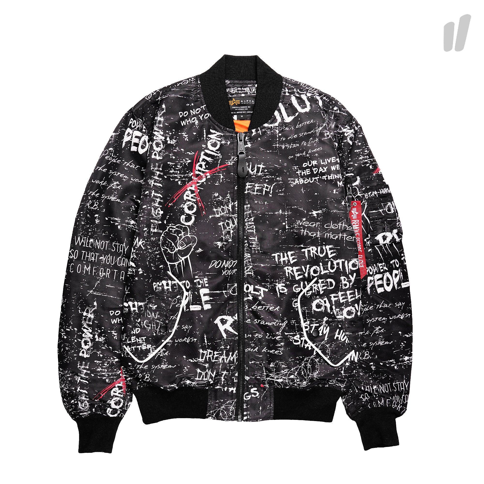Alpha Industries MA-1 GC Revolution Black Bomber & Varsity Jackets 196103 / 03 | Overkill