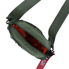 Alpha Industries Crew Carry Bag Sage Green Shoulder Pouch 196924-01 Detail View 2 | Overkill
