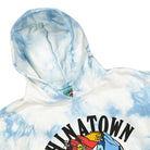 Market Grateful Dead x Chinatown Market Mountain Hoodie Blue Tie Dye Hoodies Close-up | Overkill