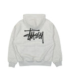 Stussy Basic Stussy Zip Hood Ash Heather Hoodies Close-up | Overkill