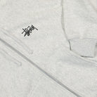 Stussy Basic Stussy Zip Hood Ash Heather Hoodies Detailfoto | Overkill