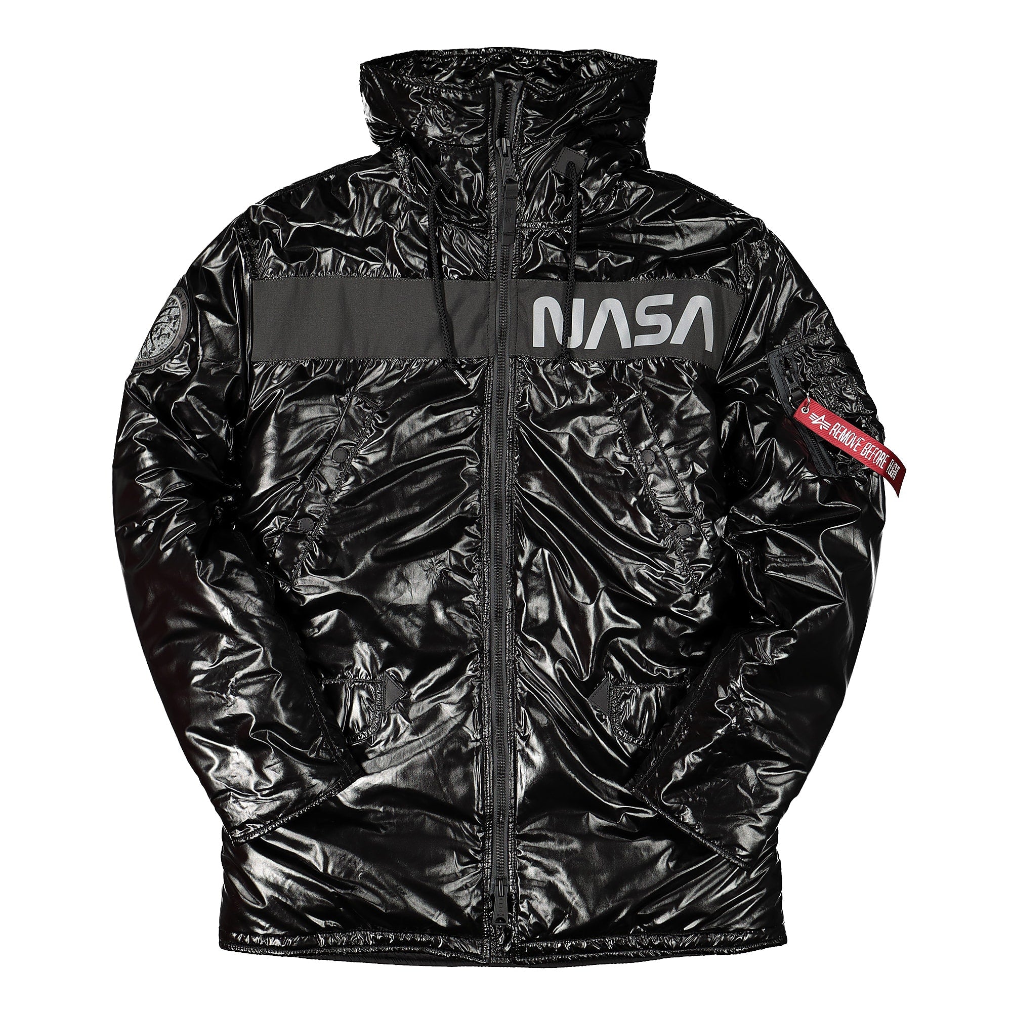 ジャケット・アウター ALPHA INDUSTRIES N-3B Alpha Industries N-3B Parka Jacket Size Small Mens Black Winter