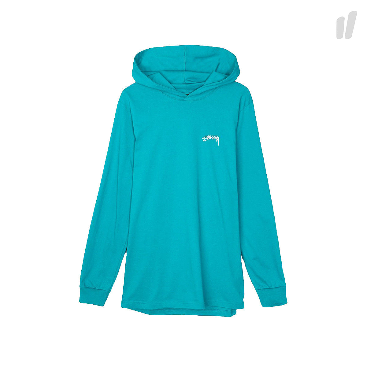 Stussy Designs LS Hood Tee Dark Teal Hoodies 1984095 / 0952 | Overkill