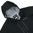 Columbia Peak Creek Shell Black Windbreaker Close-up | Overkill