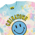 Chinatown Market Smiley Multi Tee Tie Dye Tie Dye Purple T-Shirts Close-up | Overkill