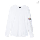 Stussy Hippie Skull Longsleeve Tee White Longsleeves 1994109 / 1201 | Overkill