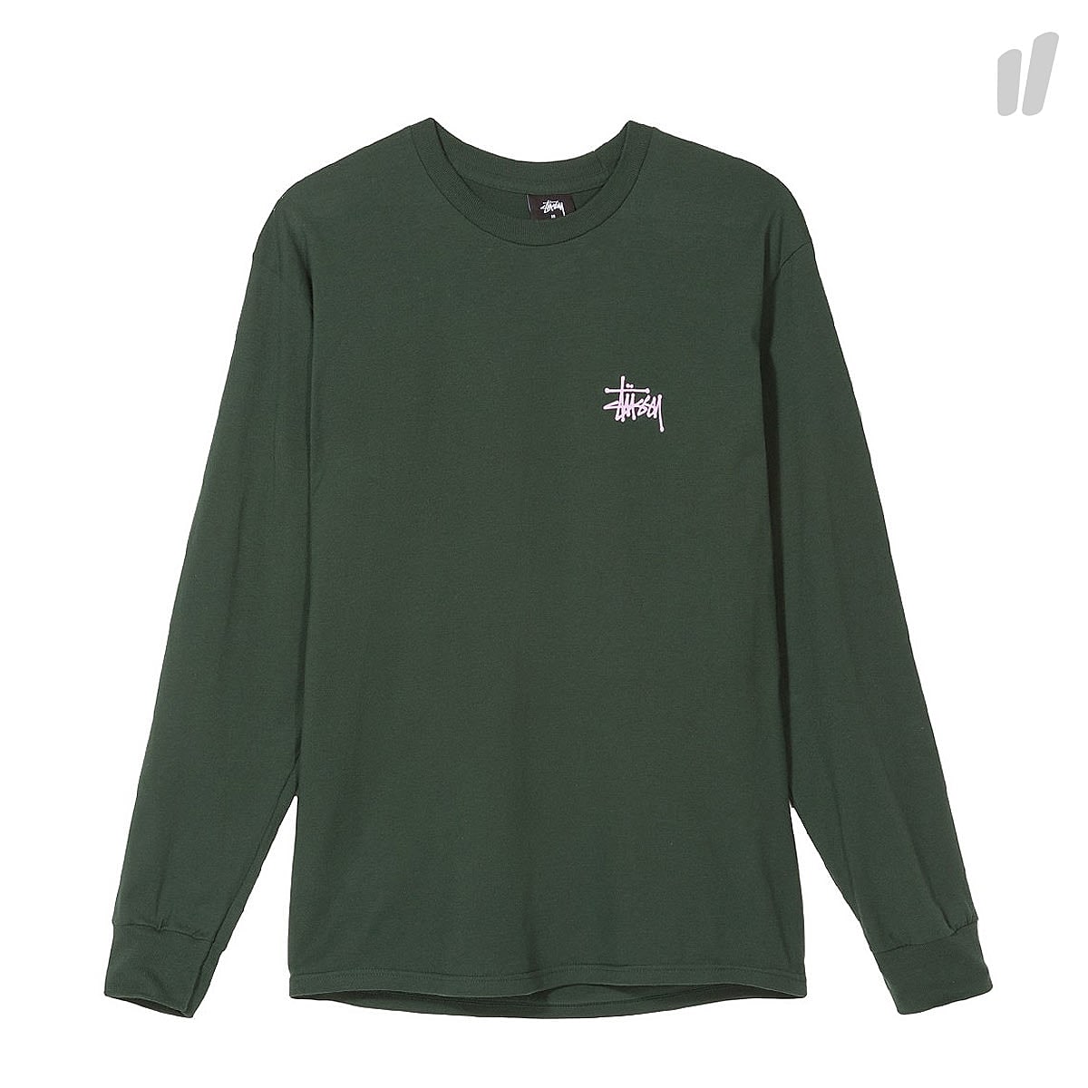 Stussy Basic Longsleeve Tee Dark Forest Longsleeves 1994143 / 18979 | Overkill