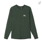 Stussy Basic Longsleeve Tee Dark Forest Longsleeves 1994143 / 18979 | Overkill