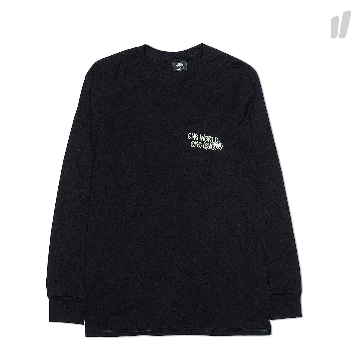 Stussy One World LS Tee Black Longsleeves 1994287 / 0001 | Overkill