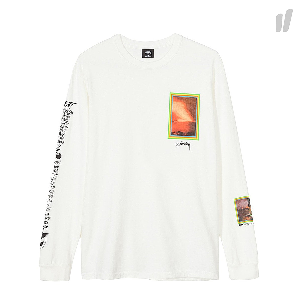 Stussy Inferno Pig. Dyed LS Tee Natural Longsleeves 1994291 / 1002 | Overkill