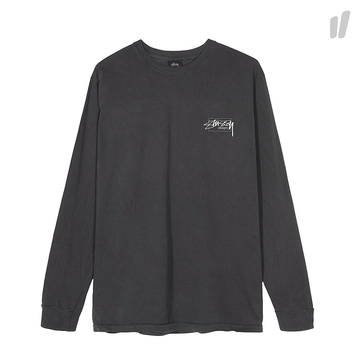 Stussy Modern Age Pigment Dyed Longsleeve Tee Black Longsleeves 1994312 / 0001 | Overkill