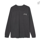 Stussy Modern Age Pigment Dyed Longsleeve Tee Black Longsleeves 1994312 / 0001 | Overkill
