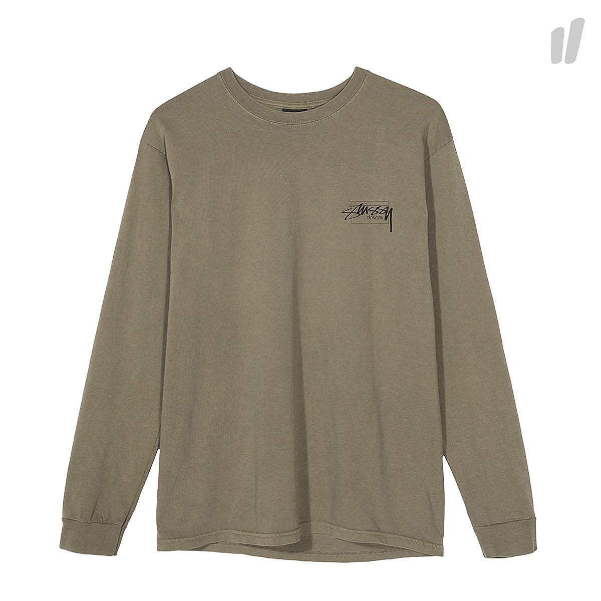 Stussy Modern Age Pigment Dyed Longsleeve Tee Army Longsleeves 1994312 / 0483 | Overkill