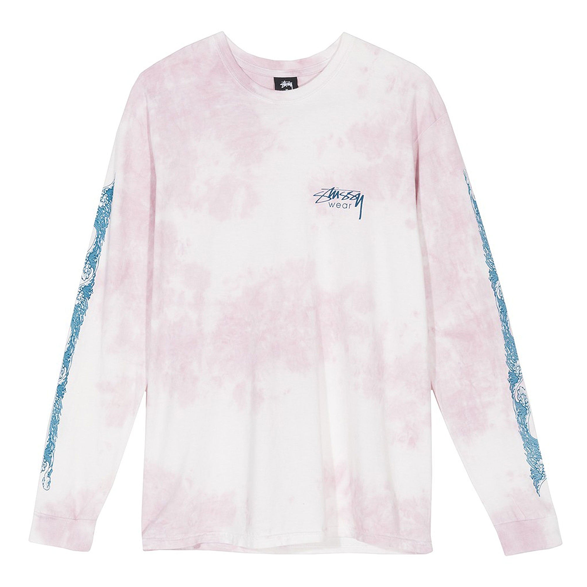 Stussy Waves TD Longsleeve Tee Pink Longsleeves 1994412 / 0604 | Overkill