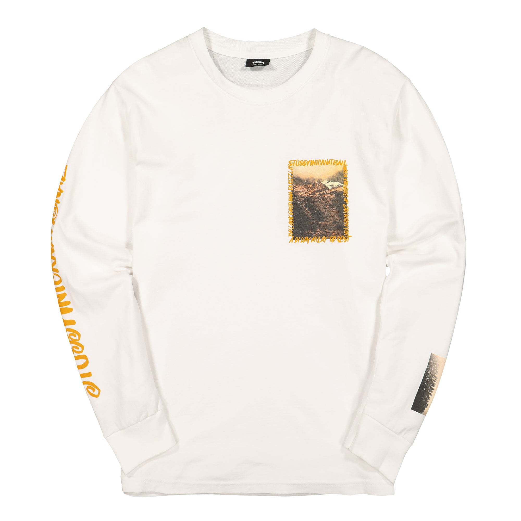 Stussy Great Outdoors Longsleeve Tee White Longsleeves 1994492 / 1201 | Overkill