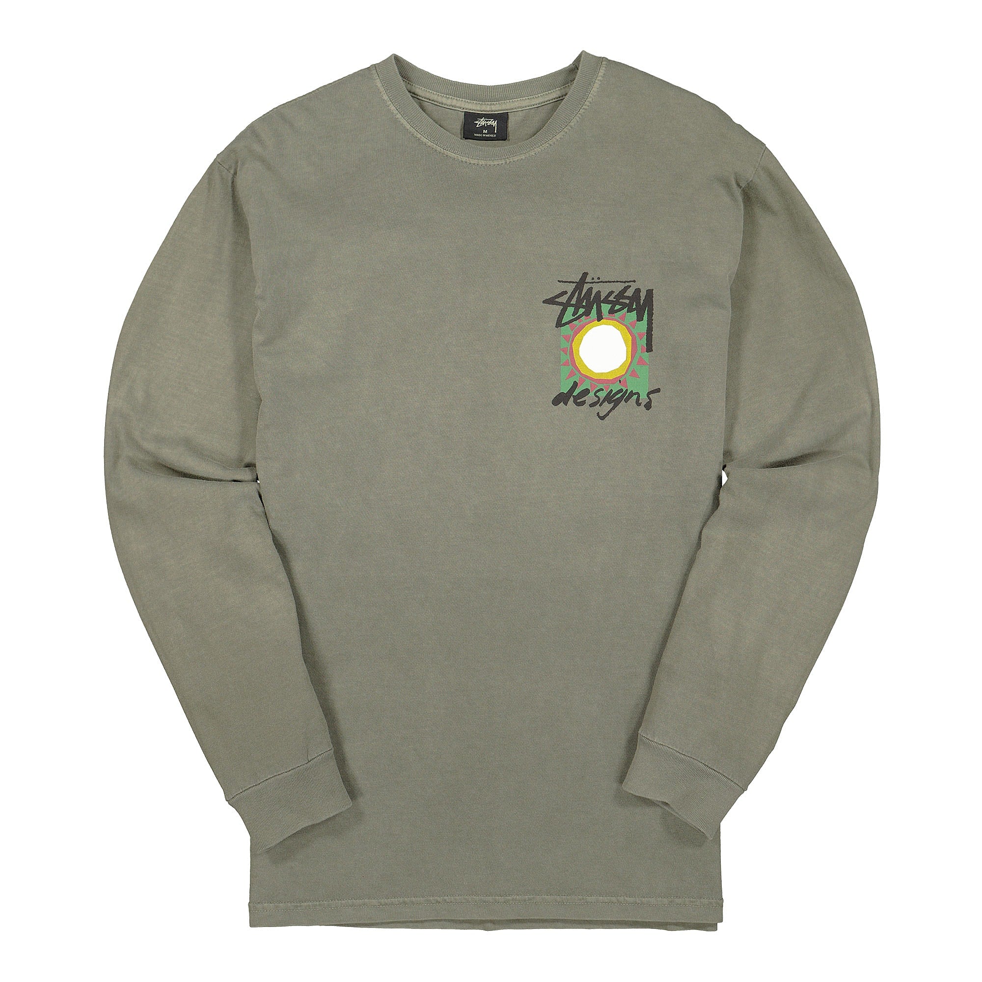 Stussy High Desert Pigment Dyed LS Tee Olive Longsleeves 1994531 / 0403 | Overkill