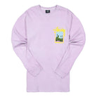Stussy Palm Desert Pigment Dyed Longsleeve Tee Lavendar Longsleeves 1994563 / 0820 | Overkill