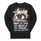 Stussy Ocular Longsleeve Tee Black Longsleeves Material | Overkill