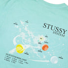 Stussy Solar System Pigment Dyed Longsleeve Tee Aqua Longsleeves Detailfoto | Overkill